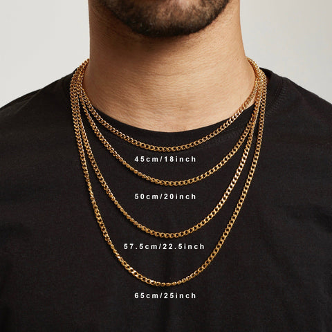 Psalm 23 Necklace - 18K Gold Plated with Cuban Chain